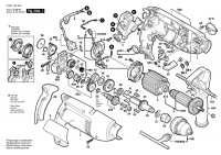 Bosch 0 603 162 503 Psb 750-2 Re Percussion Drill 230 V / Eu Spare Parts